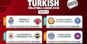 Link Siaran Langsung Liga Voli Turki 2023/2024 Week 11 di Vidio Pekan Ini