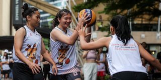 Keseruan Para Srikandi Basket Indonesia saat Unjuk Aksi di Supreme Girls 2 On 2 Basketball Competition