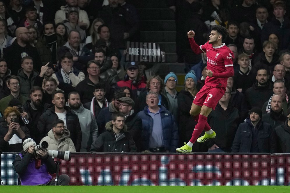 Man of the Match Fulham vs Liverpool: Luis Diaz