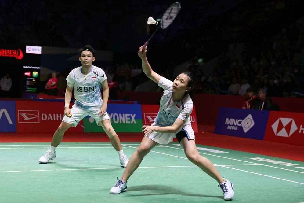 Hasil Indonesia Masters 2024: Rinov/Pitha Takluk di Tangan Wakil China, Gagal ke Perempat Final