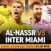 Nonton Live Streaming Riyadh Season Cup: Al Nassr Vs Inter Miami di Vidio Malam Ini