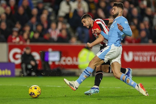 Head to Head Manchester City vs Brentford