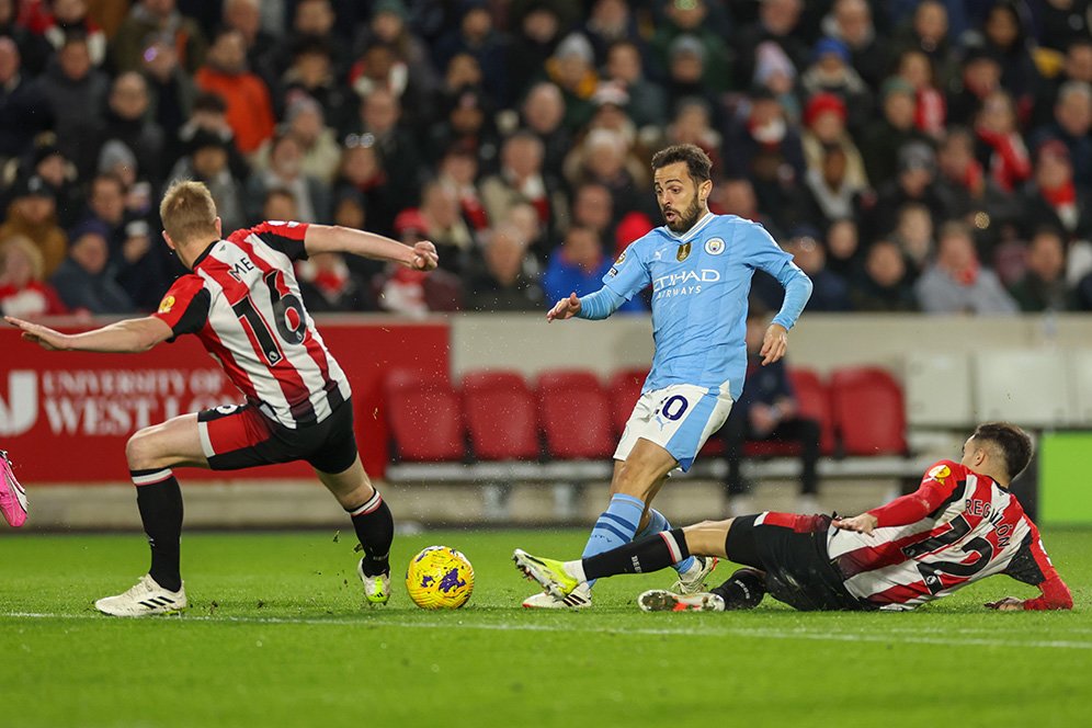 Head to Head dan Statistik: Manchester City vs Brentford