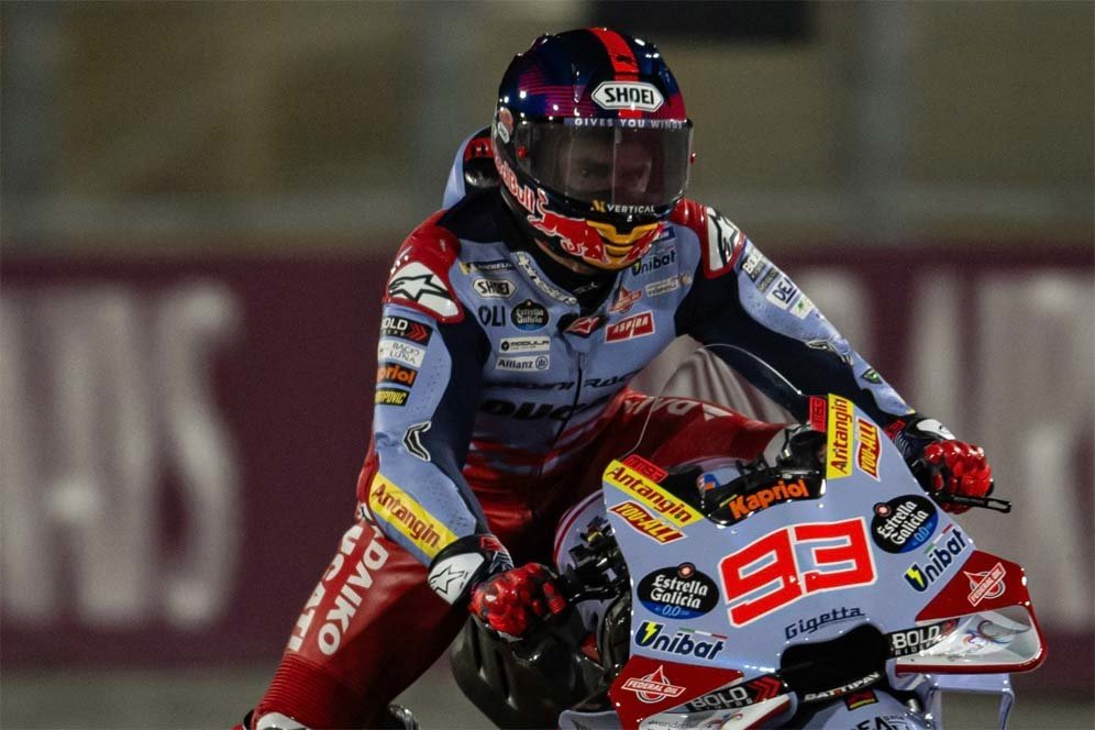 Hasil FP2 MotoGP Qatar 2024: Marc Marquez Tercepat di Trek Basah, Dibuntuti GASGAS dan KTM