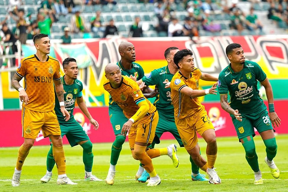 Hasil BRI Liga 1: PSM Hajar Persita, Persebaya Tekuk Bhayangkara, Persib Imbang dengan Persis