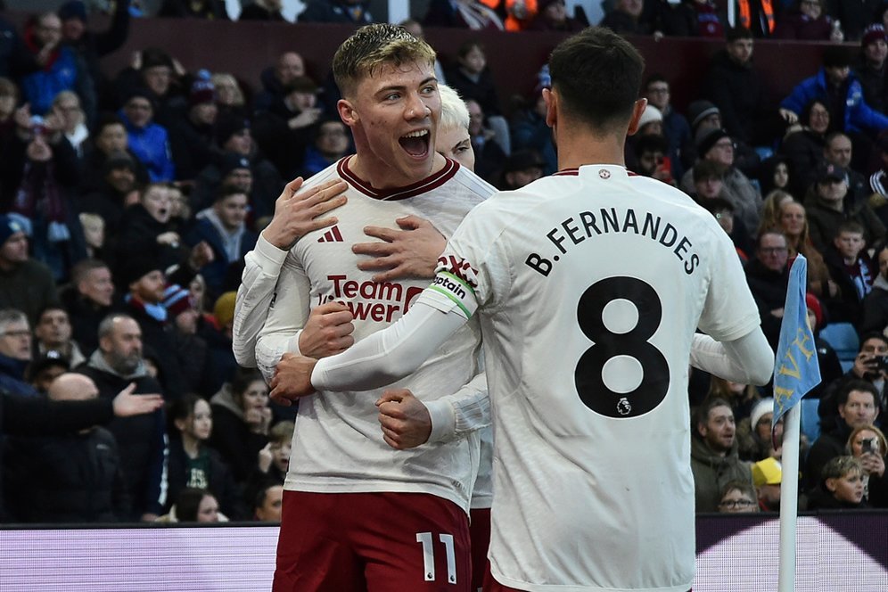 Rapor Pemain MU Saat Bekuk Aston Villa 2-1: Onana Luar Biasa, Maguire Istimewa, Hojlund Makin Gacor Aja!