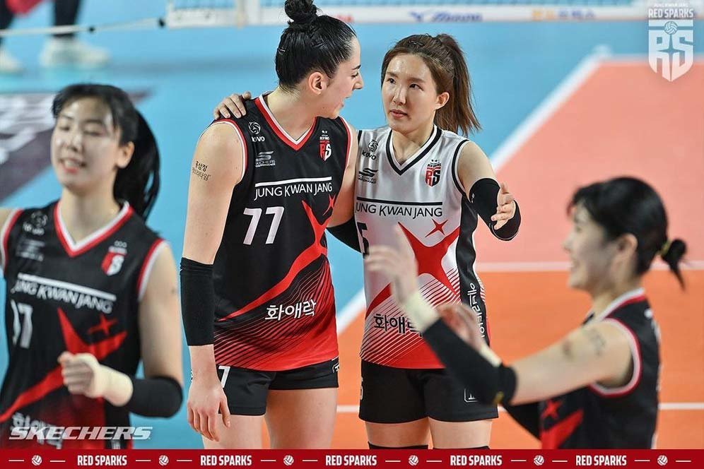 Red Sparks Raih 5 Kemenangan Beruntun, Noh Ran Ingin Skuad Makin Solid demi Tembus Play-off Red Sparks Raih 5 Kemenangan Beruntun, Noh Ran Ingin Skuad Makin Solid demi Tembus Play-off
