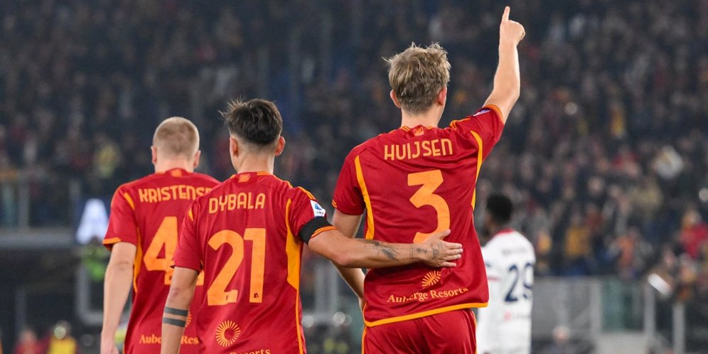 Hasil AS Roma vs Cagliari: Skor 4-0