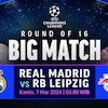 Link Siaran Langsung Liga Champions: Real Madrid vs RB Leipzig, 7 Maret 2024