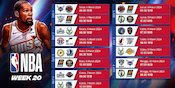 Jadwal Live Streaming Pekan 20 NBA 2023/2024 di Vidio, 4-10 Maret 2024 Jadwal Live Streaming Pekan 20 NBA 2023/2024 di Vidio, 4-10 Maret 2024