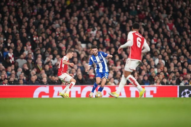 Hasil Arsenal vs Porto: Skor 1-0 (agg. 1-1, pen. 4-2)