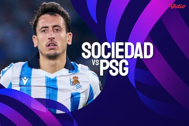 Jadwal, Siaran Langsung, dan Live Streaming Real Sociedad vs PSG