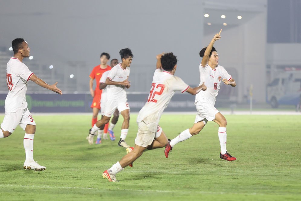 Momen-momen Menarik Timnas Indonesia U-20 vs China: Dony Tri Menari-nari, Gol Voli Berkelas Ji Da-bin!