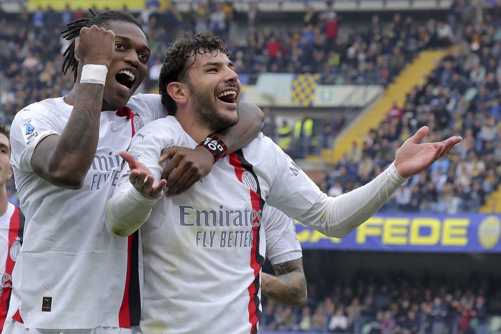 Hasil Hellas Verona vs AC Milan: Skor 1-3