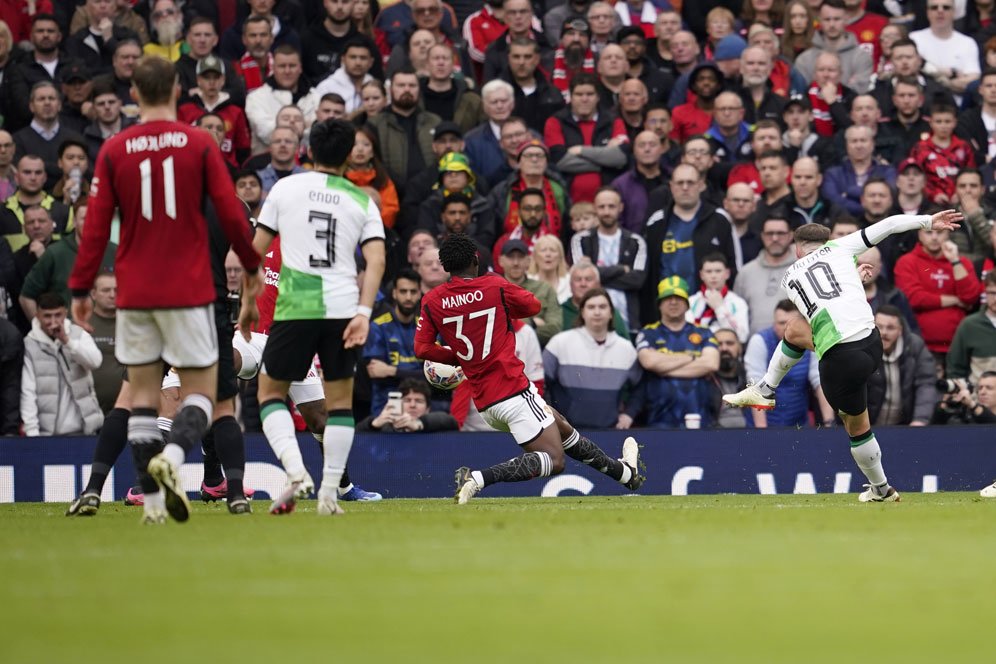 Hasil Babak Pertama Man United vs Liverpool: The Reds Comeback Berkat Gol Salah