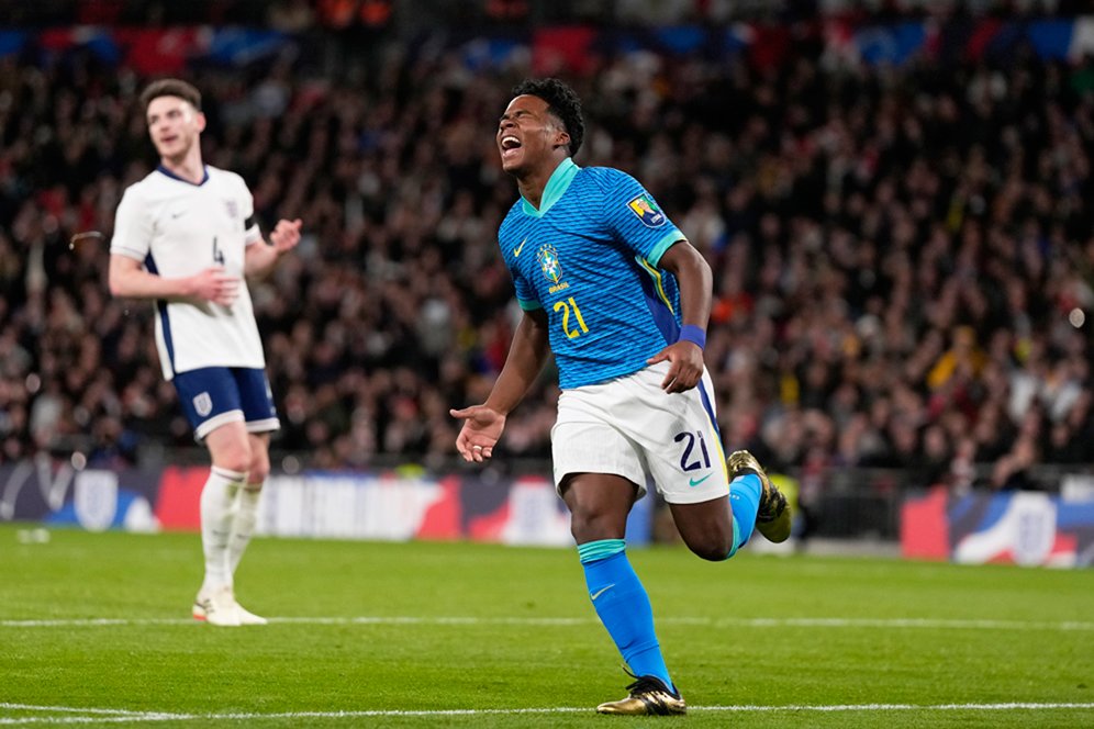 Hasil Laga Persahabatan: Tampil di Wembley, Inggris Dipermalukan Brasil