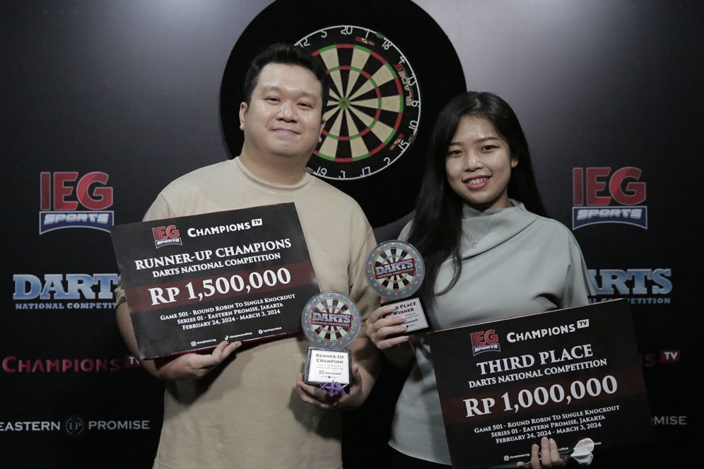 Kisah Frengky dan Jessica: Dari Iseng, Jadi 'Indonesia Darts Couple'