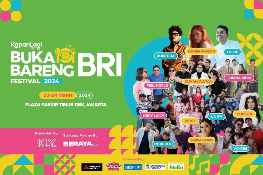 Selain Ada Konser Musik, Kamu Bisa Belanja dan Wisata Kuliner di KapanLagi Buka Bareng BRI Festival 2024!