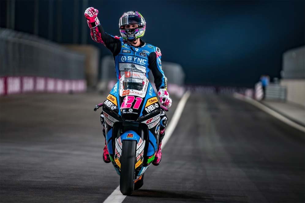 Hasil Balapan Moto2 Qatar 2024: Alonso Lopez Kalahkan Barry Baltus