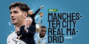 Starting XI Kombinasi Manchester City dan Real Madrid: Trio Vinicius, Haaland & Foden Menakutkan!