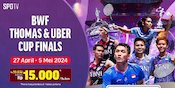Nonton Live Streaming Pertandingan Thomas Cup dan Uber Cup 2024 di Vidio, 27 April-5 Mei 2024
