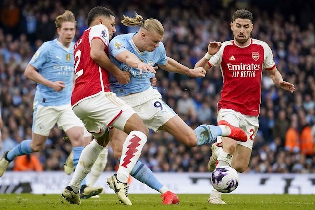 Man City Susah Bongkar Pertahanan Arsenal