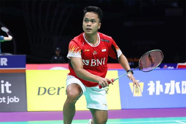 Anthony Ginting ke 16 Besar Tanpa Main