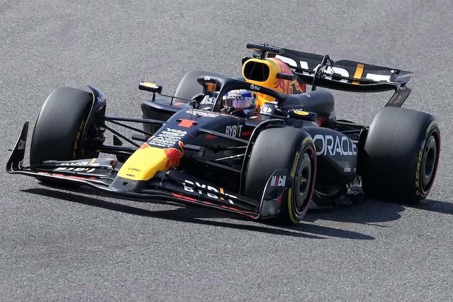 Format Pekan Balap Formula 1 2024 Pembalap Oracle Red Bull Racing, Max Verstappen (c) AP Photo/Hiro Komae