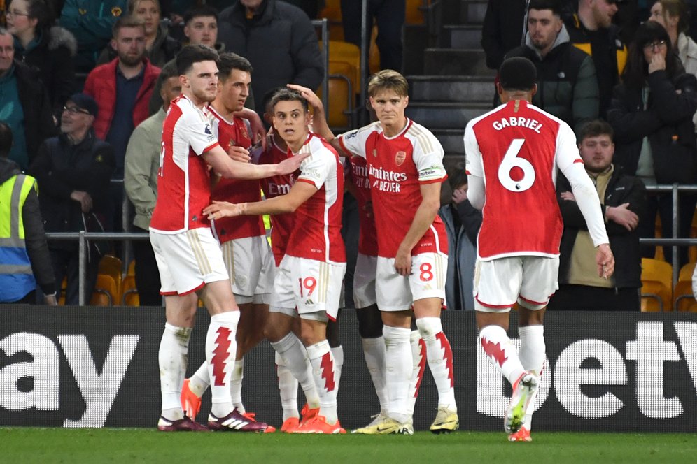 Hasil Wolverhampton vs Arsenal: Skor 0-2