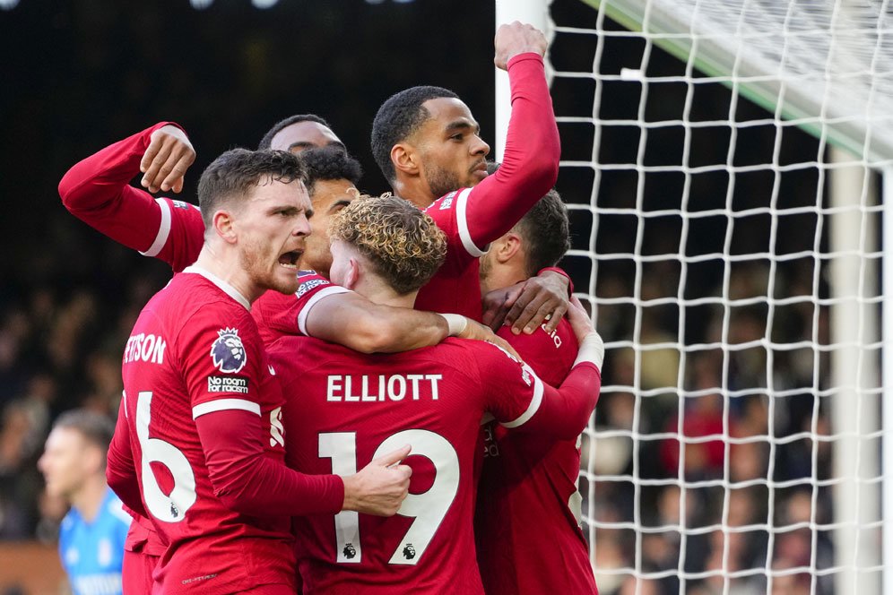 Yang Tersisa dari Fulham vs Liverpool: Diogo Jota Cetak Gol ke-100 di Inggris