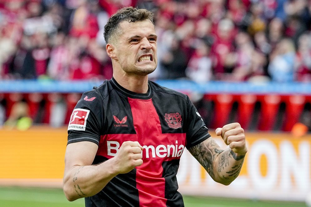 Nasib Baik Granit Xhaka: 7 Tahun di Arsenal tanpa Gelar Liga, Pindah ke Leverkusen Langsung Juara