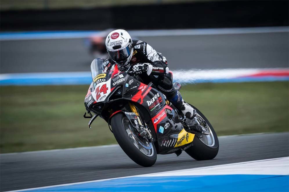 Hasil Race 1 WorldSBK Belanda 2024: Jadi Pengganti Sementara Danilo Petrucci, Nicholas Spinelli Menang