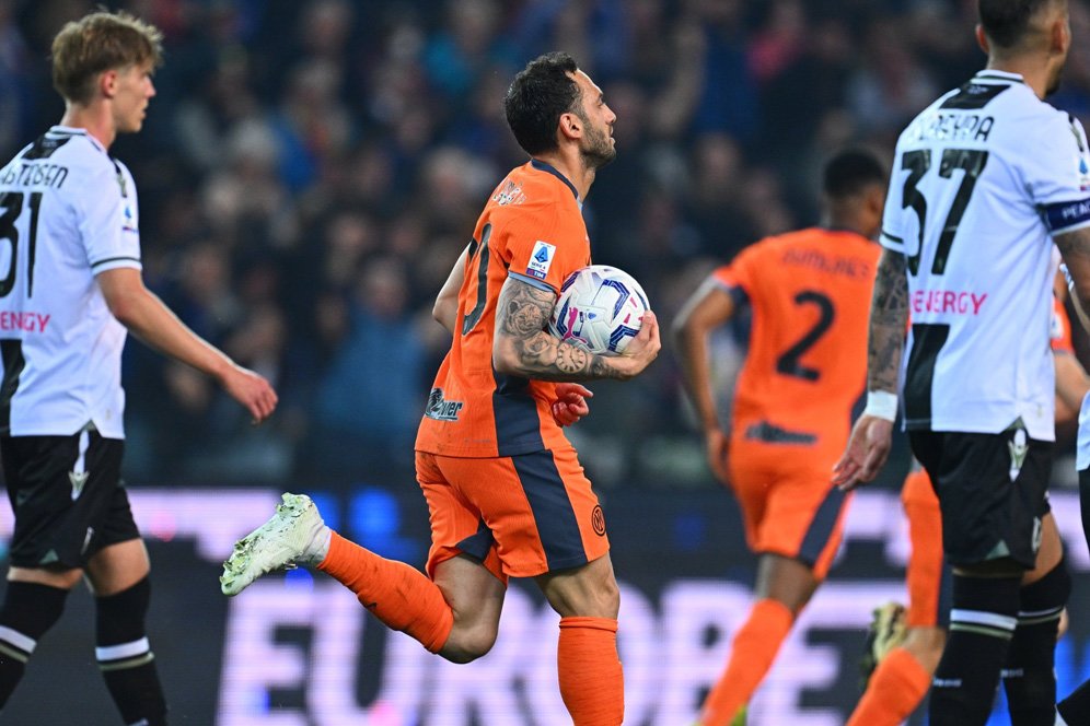 Hasil Udinese vs Inter Milan: Skor 1-2