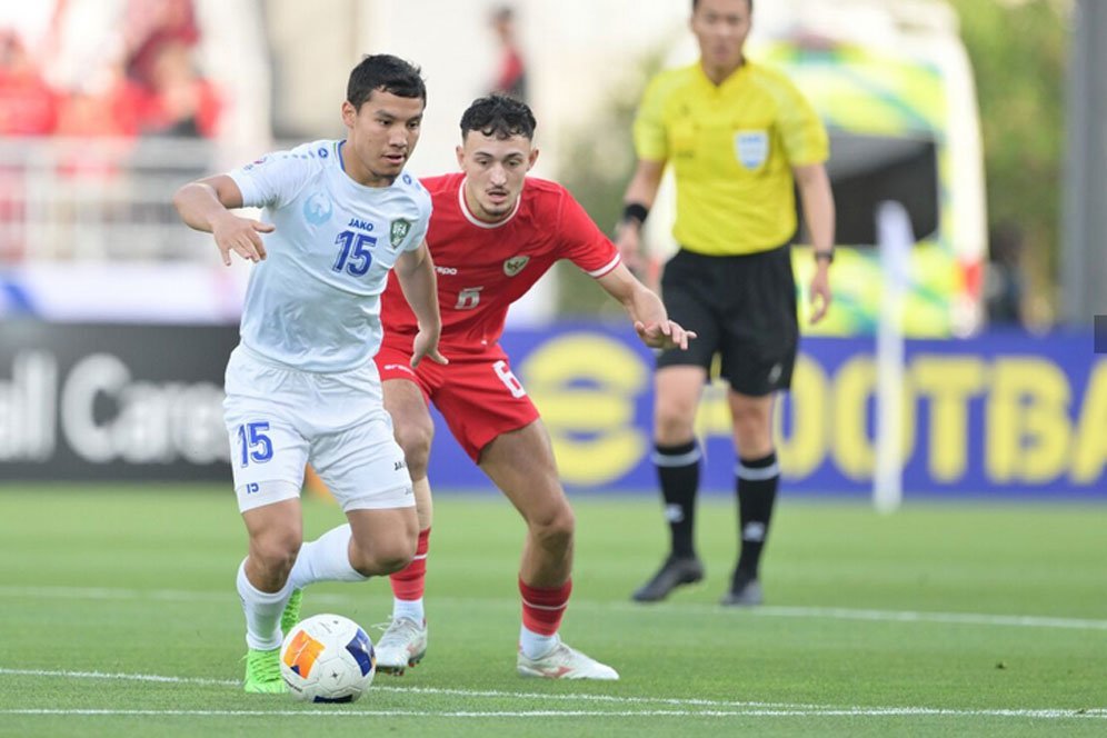 Pressing Ngeri Uzbekistan Bikin Timnas Indonesia U-23 Tak Berkutik, Strategi Shin Tae-yong Tak Jalan