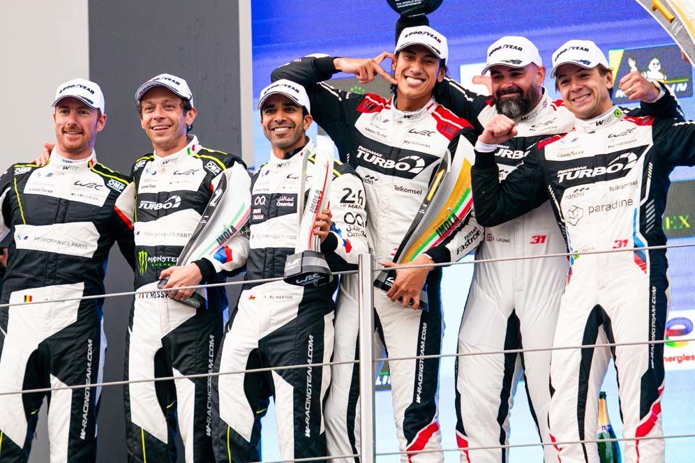 Sean Gelael Menang, Valentino Rossi Finis Kedua di FIA WEC 6 Hours of Imola 2024 Sean Gelael Menang, Valentino Rossi Finis Kedua di FIA WEC 6 Hours of Imola 2024