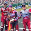 Gigi Dall'Igna Nggak Kuat Nonton Martin vs Marquez vs Bagnaia: Jantung Saya Dibikin Stres!