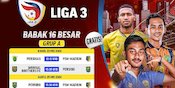 Jadwal Siaran Langsung Liga 3 Babak 16 Besar di Vidio, 23 dan 25 Mei 2024 Jadwal Siaran Langsung Liga 3 Babak 16 Besar di Vidio, 23 dan 25 Mei 2024
