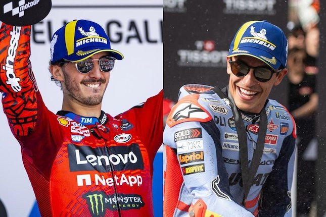 Pecco Bagnaia-Marc Marquez Kawinkan 11 Gelar Dunia