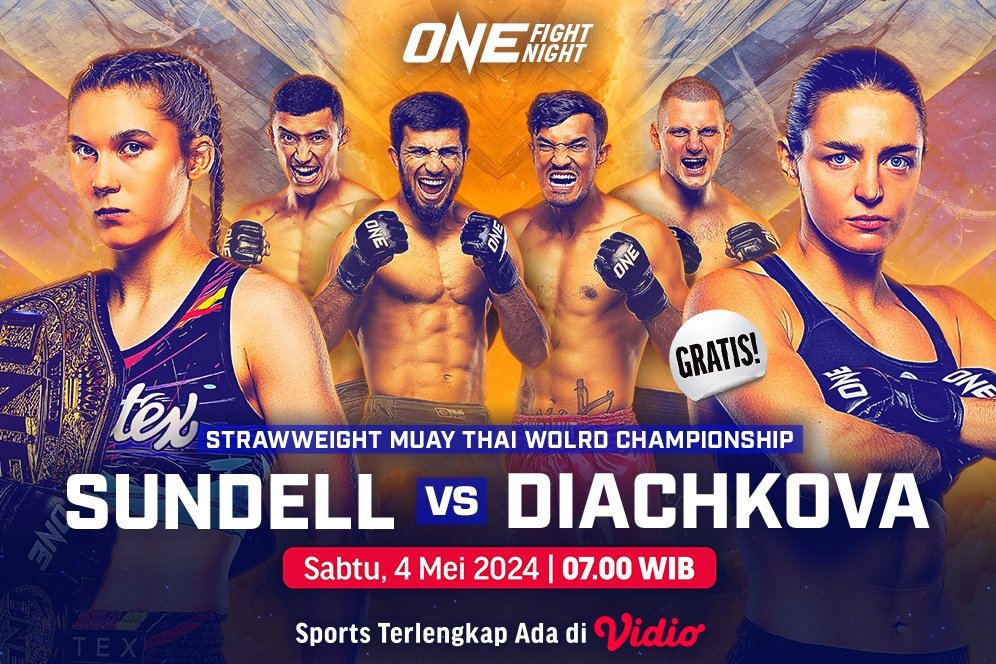 Link Live Streaming ONE Championship: ONE Fight Night 22 di Vidio