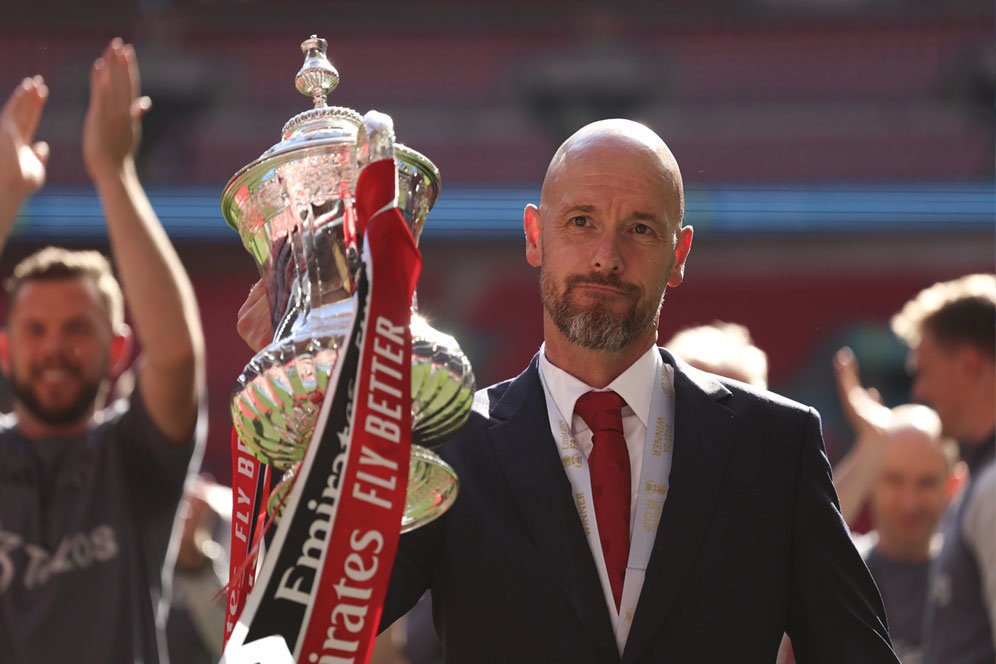 Bawa MU Juara FA Cup, Erik Ten Hag Pede Tidak Akan Dipecat