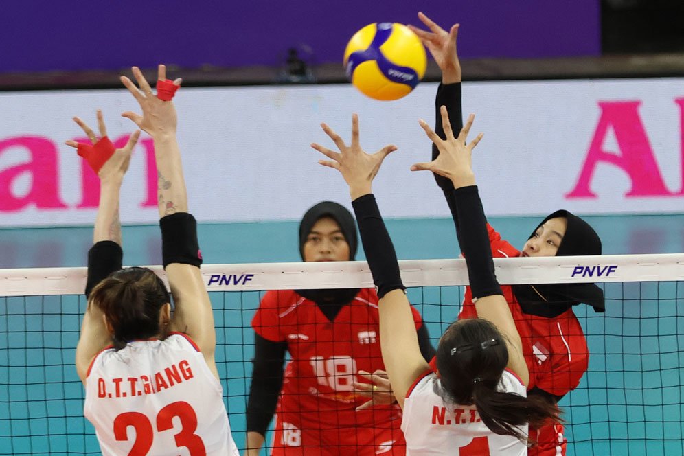 Timnas Voli Putri Indonesia Ditundukkan Vietnam di AVC Challenge Cup 2024