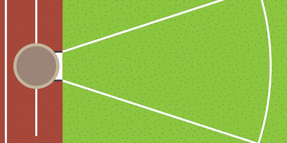 Ukuran Lapangan Tolak Peluru, Berapa Diameter Lingkarannya? - Bola.net