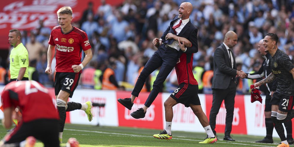 Rekor Selalu Menang MU vs Man City di Community Shield