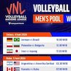 Jadwal Siaran Langsung Pekan Kedua Putaran Pertama Mens VNL 2024 di Vidio, 4-10 Juni 2024 Jadwal Siaran Langsung Pekan Kedua Putaran Pertama Mens VNL 2024 di Vidio, 4-10 Juni 2024