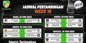Jadwal Siaran Langsung Pekan 18 IBL Tokopedia 2024 di Vidio, 26-30 Juni 2024 Jadwal Siaran Langsung Pekan 18 IBL Tokopedia 2024 di Vidio, 26-30 Juni 2024