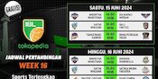 Jadwal Siaran Langsung Pekan 16 IBL Tokopedia 2024 di Vidio, 15-16 Juni 2024 Jadwal Siaran Langsung Pekan 16 IBL Tokopedia 2024 di Vidio, 15-16 Juni 2024