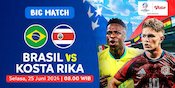 Link Siaran Langsung Brasil Vs Kosta Rika di Vidio Copa America 2024