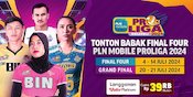 Jadwal Siaran Langsung Babak Final Four PLN Mobile Proliga di Vidio, 4-14 Juli 2024