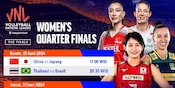 Jadwal Siaran Langsung Women's VNL 2024 di Vidio Babak 8 Besar Pekan Ini, 20-21 Juni 2024 Jadwal Siaran Langsung Women's VNL 2024 di Vidio Babak 8 Besar Pekan Ini, 20-21 Juni 2024