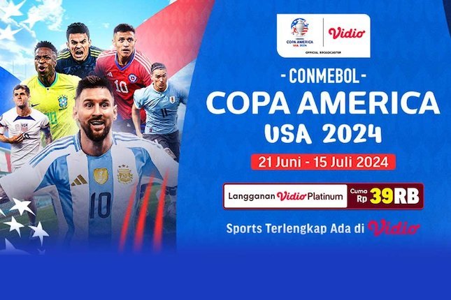 Cara Menonton Copa America 2024 di Vidio